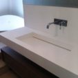 Top bagno in Corian DuPont